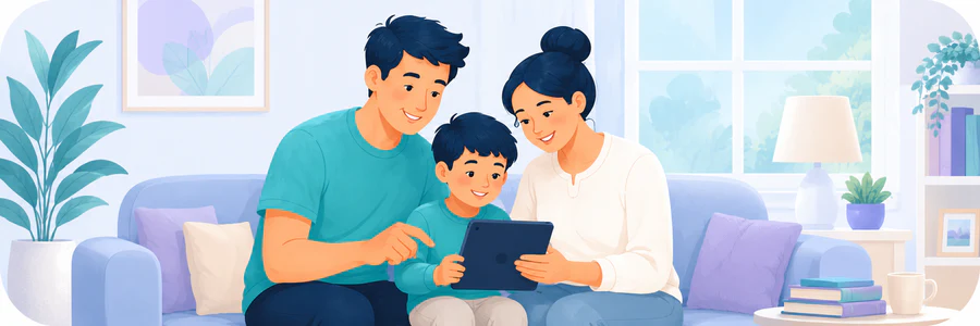 ParentHQ family illustration